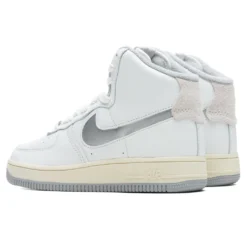 Nike Women's Air Force 1 Sculpt - Summit White/Silver/Coconut Milk -Urban Fashion Sales Nike Womens Air Force 1 Sculpt Summit White Silver Coconut Milk DC3590 101 12 28 2021 08copy