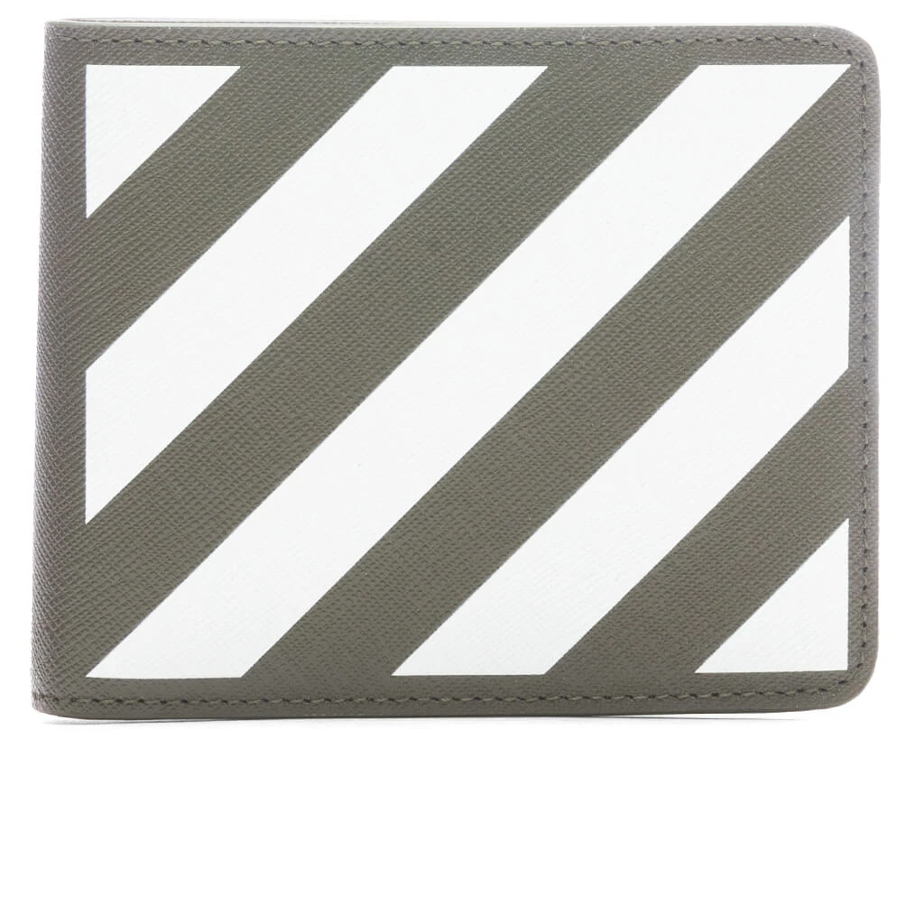 Binder Diag SAF Bifold Wallet - Military/White 2 Binder Diag SAF Bifold Wallet - Military/White - Image 2