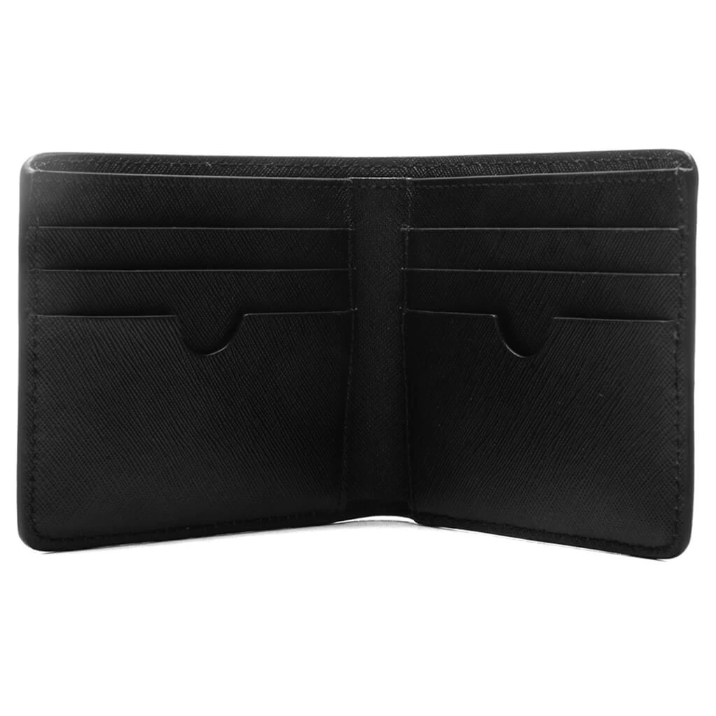 Binder Diag-Stripe Leather Wallet - Black 2 Binder Diag-Stripe Leather Wallet - Black - Image 2
