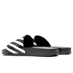 Diag Sliders - Black/White 7 Diag Sliders - Black/White -Urban Fashion Sales Off White c o Virgil Abloh Diag Sliders Black White OMIC011C99MAT0011001 09 19 22 Feature JORDAN 3