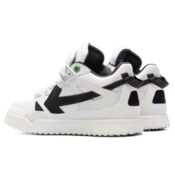 Mid Top Sponge Sneakers - White/Black -Urban Fashion Sales Off White c o Virgil Abloh Mid Top Sponge Sneakers White Black OMIA234C99LEA0010110 04 11 23 Feature VR 4