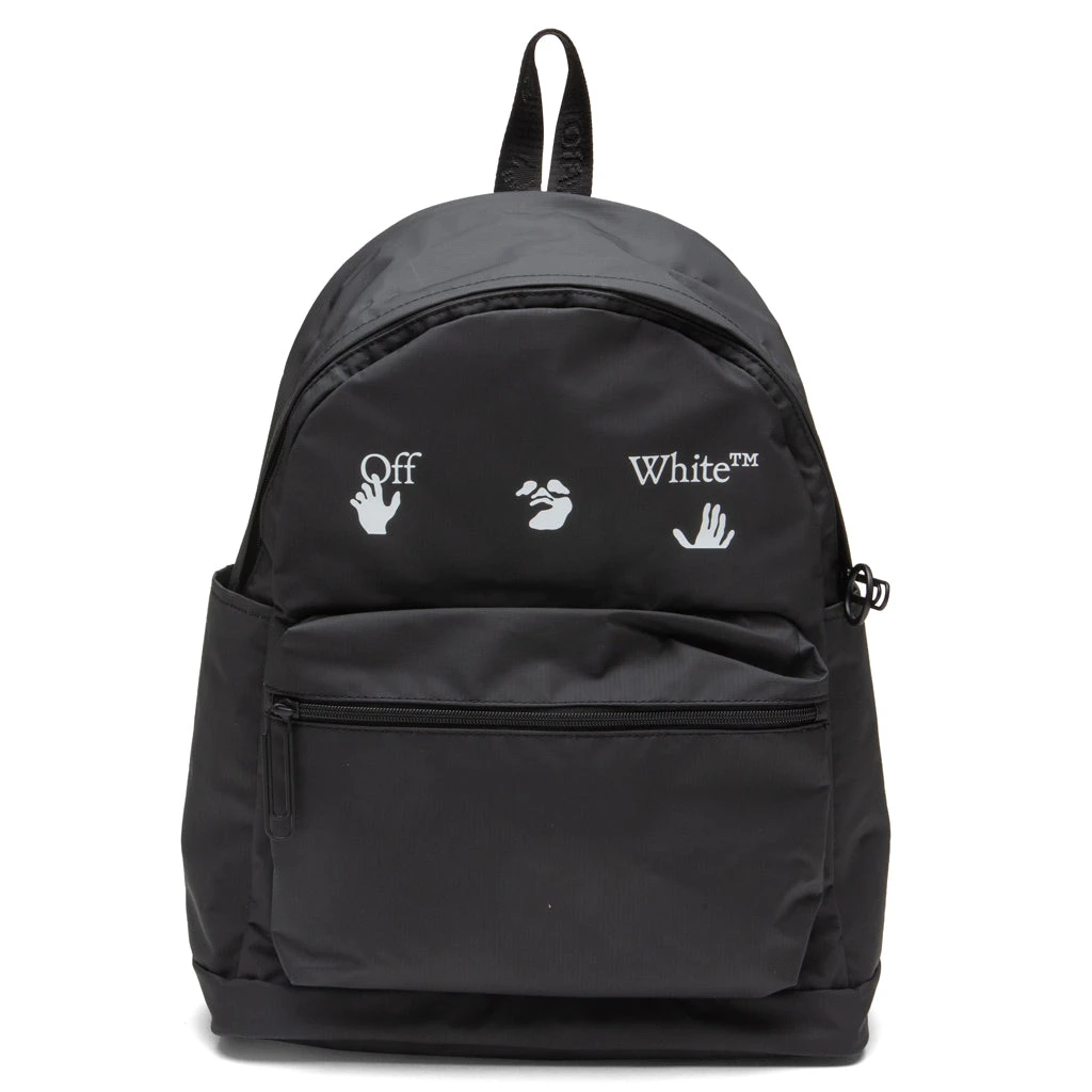 OW Logo PVC Backpack - Black/White 1 OW Logo PVC Backpack - Black/White