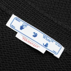 OW Patch Knit Cardigan - Black/Orange -Urban Fashion Sales Off White c o Virgil Abloh OW Patch Knit Cardigan Black Orange OMHB014C99KNI0011020 12 26 2021 01 5