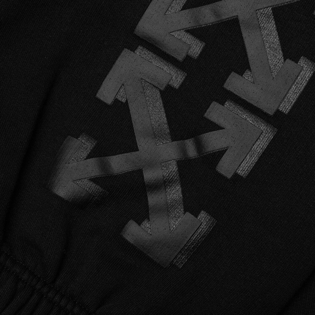 Rubber Arrow Slim Sweatpant - Black/Black 3 Rubber Arrow Slim Sweatpant - Black/Black - Image 3