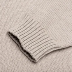 OW Logo Allover Knit Crew - Abbey Stone 9 OW Logo Allover Knit Crew - Abbey Stone -Urban Fashion Sales Off White co Virgil Abloh OW Logo Allover Knit Crew Abbey Stone OMHE095F21KNI0011701 11 02 2021 01 5