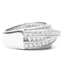 Tom Wood Orb Ring Slim Clear White - 925 Sterling Silver -Urban Fashion Sales Orb Ring Slim Clear White 925 Sterling Silver R76CDCZW01S925 52 09 08 23 Feature KN 3