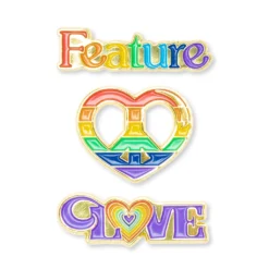 Pride Pins 3-Pack - Multicolor