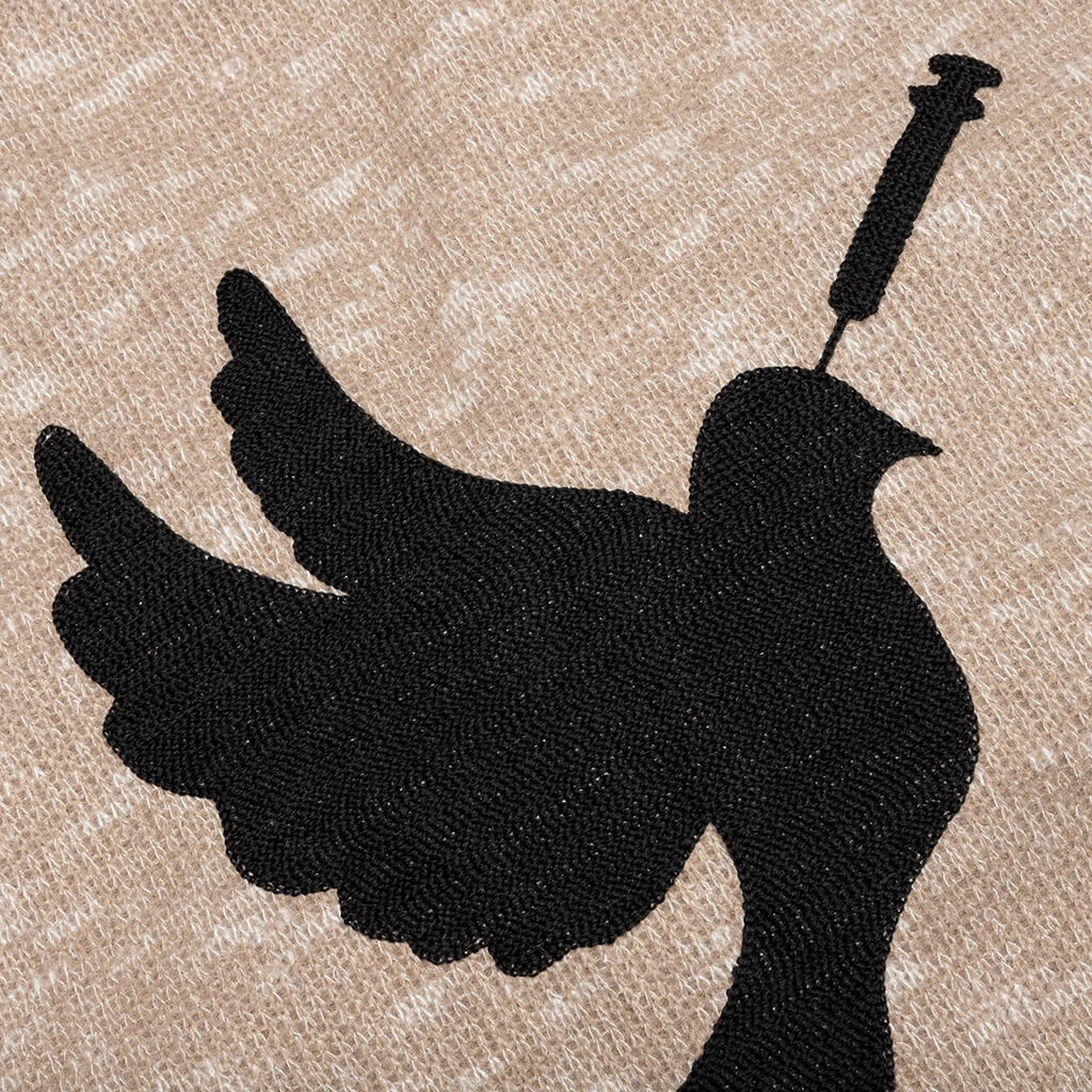 Pleasures Carnivore Cardigan - Tan 5 Pleasures Carnivore Cardigan - Tan - Image 5