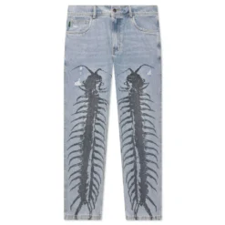 Pleasures Crawler Denim Pant - Blue