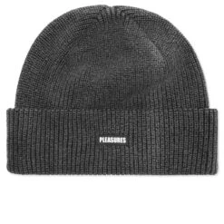 Pleasures Impact Logo Beanie - Black