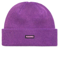 Pleasures Impact Logo Beanie - Purple