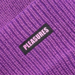 Pleasures Impact Logo Beanie - Purple -Urban Fashion Sales PLEASURES Impact Logo Beanie Purple P22F063 PURPLE 11 05 22 S NF Feature 29