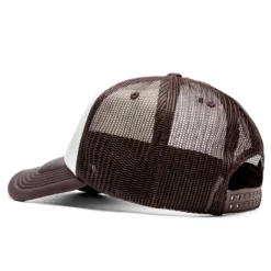Pleasures Rock Trucker Cap - Brown -Urban Fashion Sales PLEASURES Lithium Trucker Cap Brown P22SU60 BRN 08 04 22 Feature VR 5 scaled