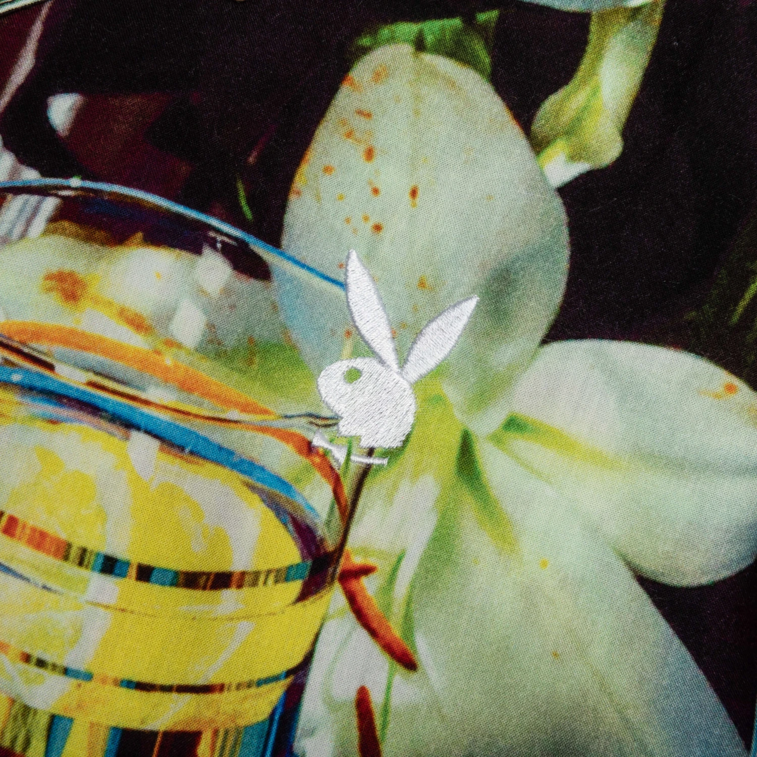 PLEASURES X Playboy Taste Button Down - Blue 3 PLEASURES X Playboy Taste Button Down - Blue - Image 3