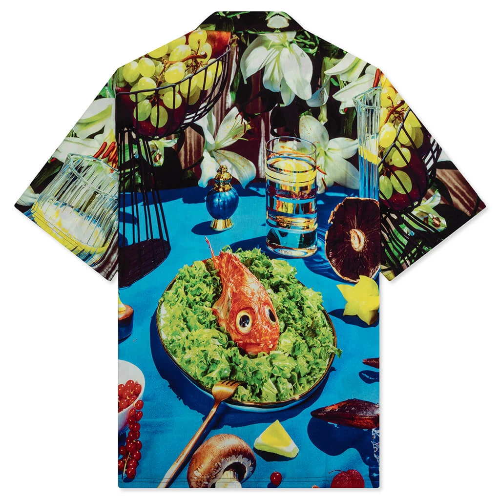 PLEASURES X Playboy Taste Button Down - Blue 2 PLEASURES X Playboy Taste Button Down - Blue - Image 2