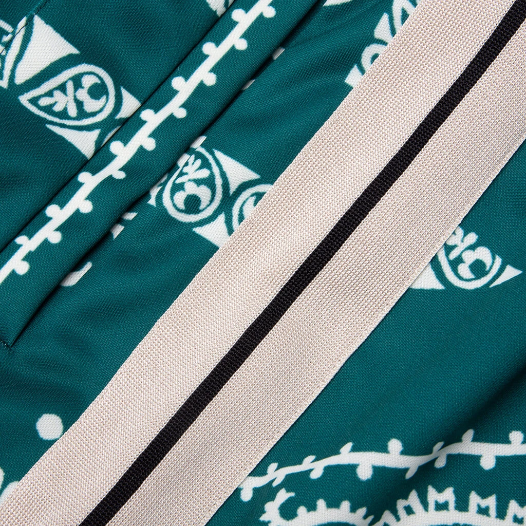 Palm Angels Bandana Track Pants - Green/White 3 Palm Angels Bandana Track Pants - Green/White - Image 3