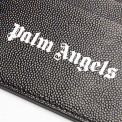 Palm Angels Card Holder Caviar - Black/White -Urban Fashion Sales Palm Angels Card Holder Caviar Black White pmnd008f22lea0021001 12 04 22 Feature JM 4