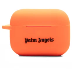 Palm Angels Classic Logo Air-Pod Pro Case - Orange/Black