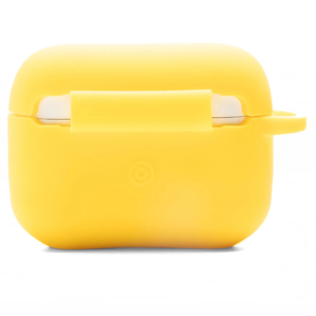 Palm Angels Classic Logo Airpod Case Pro - Yellow/Black 2 Palm Angels Classic Logo Airpod Case Pro - Yellow/Black - Image 2