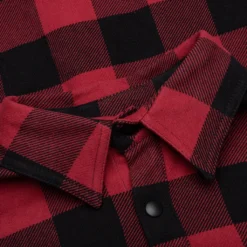 Palm Angels Classic Logo Overshirt - Red/White -Urban Fashion Sales Palm Angels Classic Logo Overshirt Red White PMES002C99FAB0012501 05 09 23 Feature KN 5