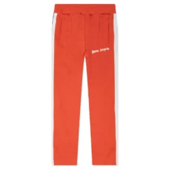 Palm Angels Classic Track Pants - Brick Red/Off-White