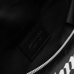 Palm Angels Curved Logo Fannypack - Black/White -Urban Fashion Sales Palm Angels Curved Logo Fannypack Black White PMNO004C99FAB0011001 02 24 2022 01 11