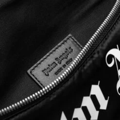 Palm Angels Curved Logo Fannypack - Black/White -Urban Fashion Sales Palm Angels Curved Logo Fannypack Black White PMNO004C99FAB0011001 02 24 2022 01 8