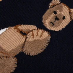 Palm Angels PA Bear Cardigan - Black/Brown 8 Palm Angels PA Bear Cardigan - Black/Brown -Urban Fashion Sales Palm Angels PA Bear Cardigan Black Brown PMHB006F21KNI0011060 11 18 2021 01 3