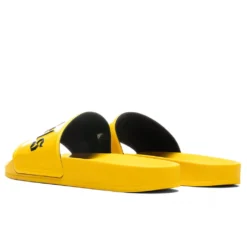 Palm Angels Pool Slide - Yellow/Black -Urban Fashion Sales Palm Angels Pool Slide Yellow Black PMIC001F21MAT0011810 11 20 2021 01 4