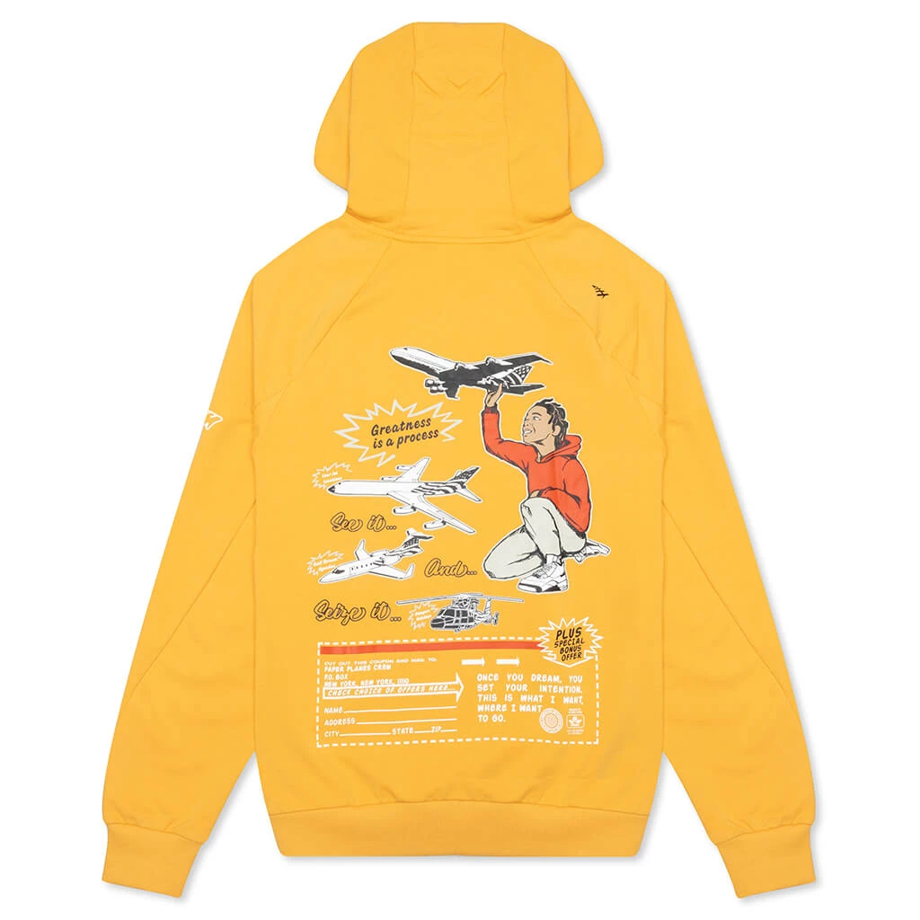 A Plane Story Hoodie - Beeswax 2 A Plane Story Hoodie - Beeswax - Image 2