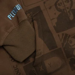 Pleasures Choices Hoodie - Brown -Urban Fashion Sales Pleasures Choices Hoodie Brown P23SP021 BROWN 04 25 23 Feature VR 10