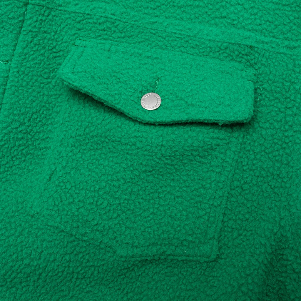 Pleasures Fried Trucker Jacket - Green/Blue 4 Pleasures Fried Trucker Jacket - Green/Blue - Image 4