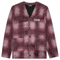 Pleasures Spray Cardigan - Red