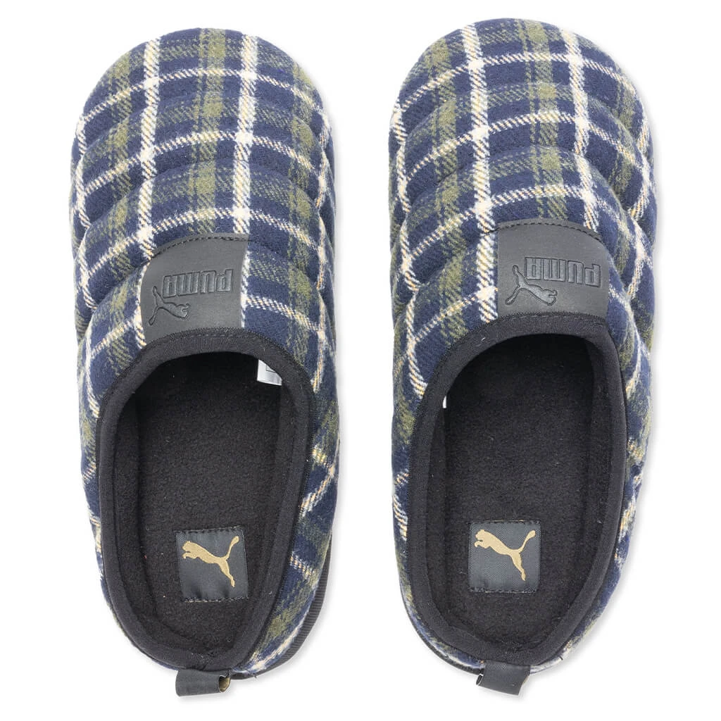 Puma Scuff Flannel Slippers - Green 2 Puma Scuff Flannel Slippers - Green - Image 2