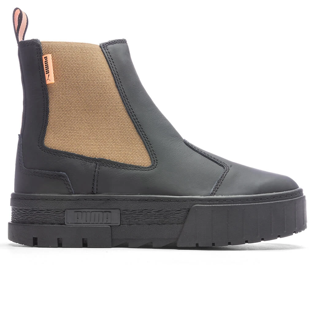 Puma Women's Mayze Chelsea Pop - Black/Tiger's Eye 1 Puma Women's Mayze Chelsea Pop - Black/Tiger's Eye