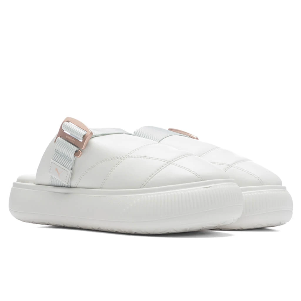 Puma Women's Suede Mayu Mule L - Nimbus Cloud/Platinum Grey 2 Puma Women's Suede Mayu Mule L - Nimbus Cloud/Platinum Grey - Image 2