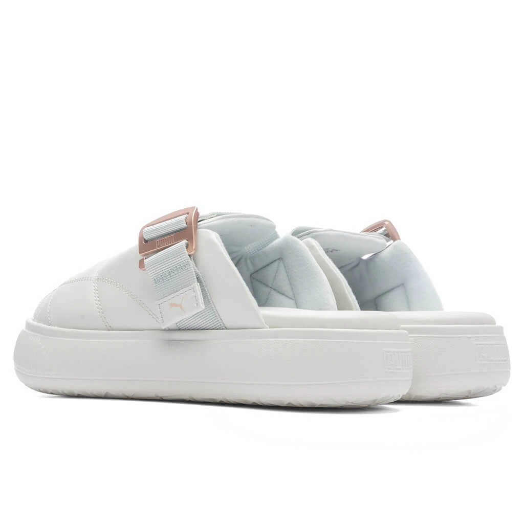 Puma Women's Suede Mayu Mule L - Nimbus Cloud/Platinum Grey 3 Puma Women's Suede Mayu Mule L - Nimbus Cloud/Platinum Grey - Image 3