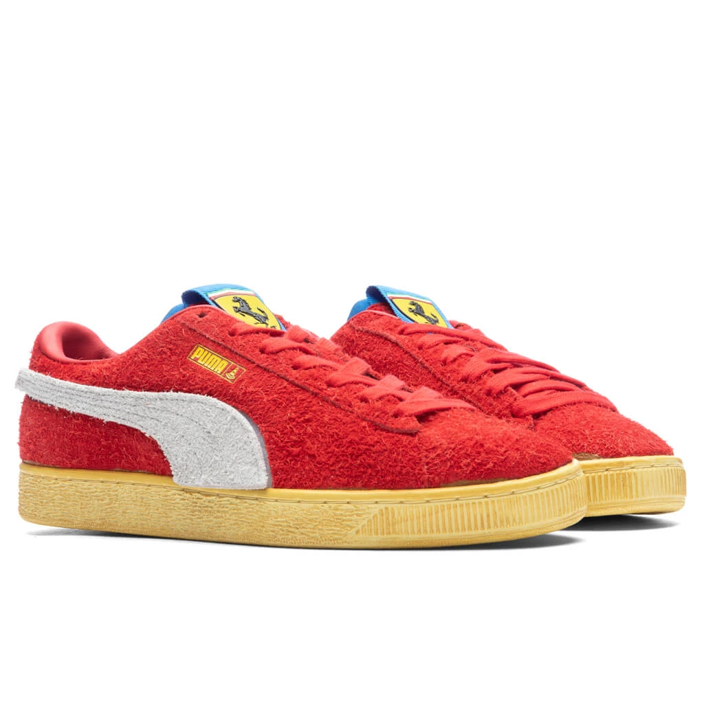 Puma X Joshua Vides Ferrari Suede - White/Black 2 Puma X Joshua Vides Ferrari Suede - White/Black - Image 2