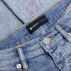 P001 - Light Indigo Embroidery Punch P Plaid -Urban Fashion Sales Purple Brand P001 Light Indigo Embroidery Punch P Plaid P001 LEPP223 04 02 23 Feature VR 6