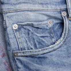 P001 - Light Indigo Embroidery Punch P Plaid -Urban Fashion Sales Purple Brand P001 Light Indigo Embroidery Punch P Plaid P001 LEPP223 04 02 23 Feature VR 7