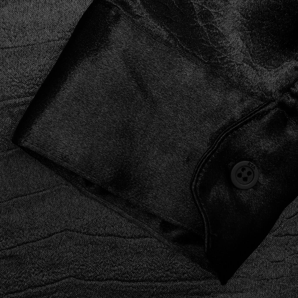 Malcom Shirt - Black Crocodile 4 Malcom Shirt - Black Crocodile - Image 4