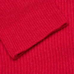 Raf Simons Big Ribbed Knit Cardigan With Fabric Lining - Red -Urban Fashion Sales Raf Simons Big Ribbed Knit Cardigan With Fabric Lining Red 212 844 50002 0030 12 11 2021 01 3