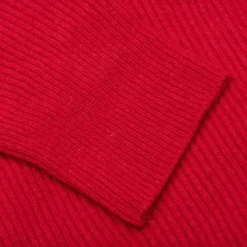 Raf Simons Big Ribbed Knit Cardigan With Fabric Lining - Red -Urban Fashion Sales Raf Simons Big Ribbed Knit Cardigan With Fabric Lining Red 212 844 50002 0030 12 11 2021 01 4