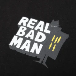 Who Goes There S/S Tee - Black -Urban Fashion Sales Real Bad Man Who Goes There S S Tee Black RBM11020 04 08 23 Feature KN 8