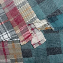 Rebuild By Flannel Shirt 7 Cuts Shirt / Reflection - Turquoise/Navy 9 Rebuild By Flannel Shirt 7 Cuts Shirt / Reflection - Turquoise/Navy -Urban Fashion Sales Rebuild by Needles Flannel Shirt 7 Cuts Shirt Reflection Turquoise Navy LQ305 MLT MD 002 01 01 23 Feature VR 9