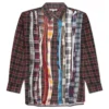 Rebuild By Rebuild Flannel Ribbon Shirt - Burgundy/Olive