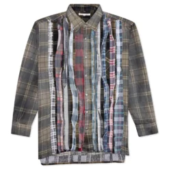 Rebuild By Flannel Shirt Ribbon Shirt / Reflection - Olive/Charcoal