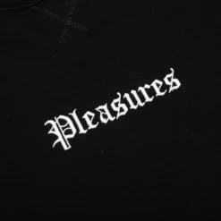 Pleasures Recipe Crewneck - Black -Urban Fashion Sales Recipe Crewneck Black P23F021 BLACK 09 28 23 Feature KN 6