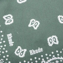 Rhude Bandana Shorts - Sage 9 Rhude Bandana Shorts - Sage -Urban Fashion Sales Rhude Bandana Shorts Sage RHSS23SH460094810241 05 10 23 Feature DV 5