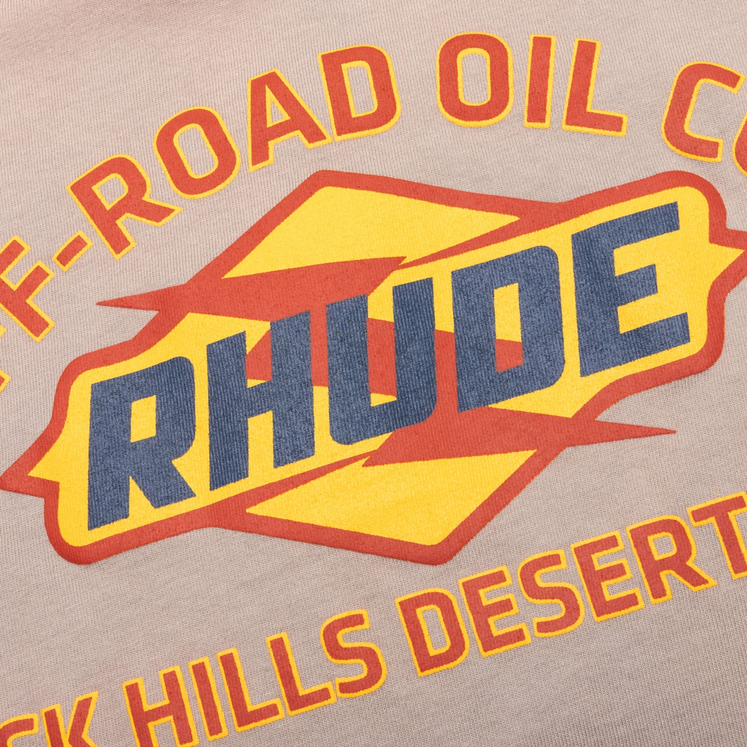 Rhude Black Hills L/S Raglan Sweatshirt - Elephant 4 Rhude Black Hills L/S Raglan Sweatshirt - Elephant - Image 4